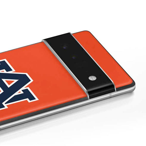 Auburn University Logo Orange Google Pixel 6 Pro Skin